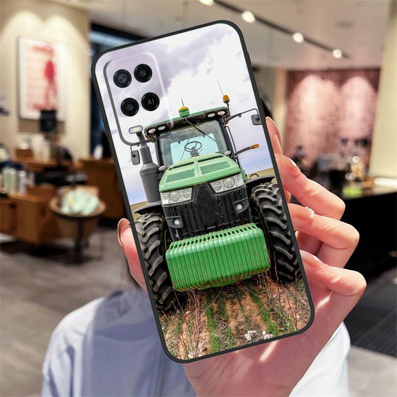 Farm Vehicle Tractor Case For Oppo A78 A98 A79 A18 A38 A58 A40 A60 A80 A16 A76 A96 A15 A74 A94 A54 A17 A77 Cover