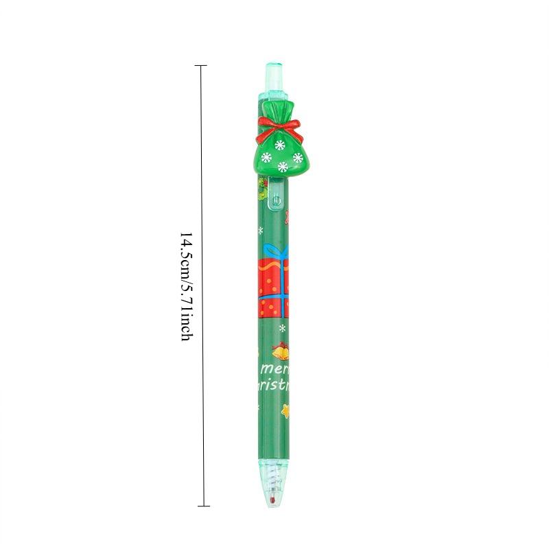 36 Pcs New Christmas stockings Neutral Pen Modeling Black Signature Pen Student Prize Gift Writing Tools Holiday Gift Novelty Stationery Teacher Party