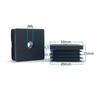 10 or 5pcs M5 M6 M8 Plastic Square Pipe Plugs with Nut Hole Blanking End Inserts Caps Pipe Cover Furniture Leg Feet Tube Plug