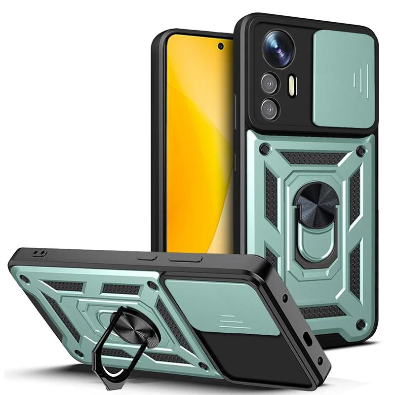 Shockproof Military Grade Armor Case For Mi Xiaomi 14 Ultra Pro 13T 13 Lite 12 12X 12T Phone Magnetic Holder Ring Protect Cover