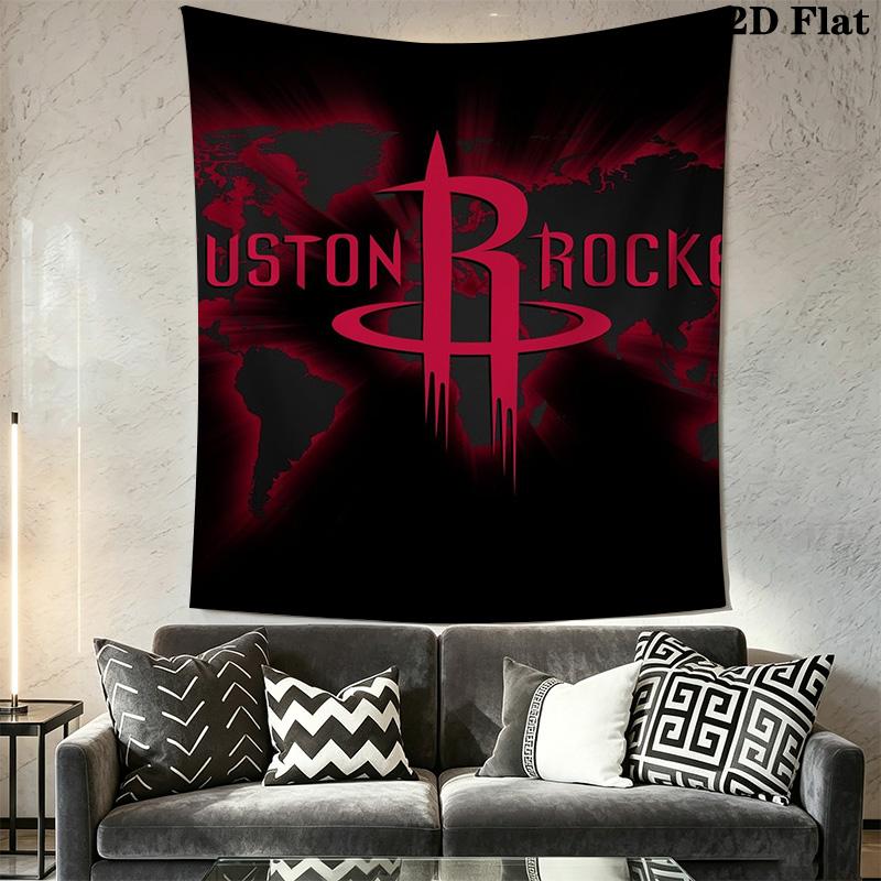 Rockets Basketball Team Logo Print Bedding 1 Duvet Cover 2 Pillowcase Without Core Duvet Cover And Pillowcase Christmas Birthday Gift