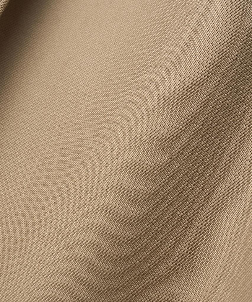 NOIRER FOR WOMAN Heavy Chino One-Pleat Wide Pants (Beige)