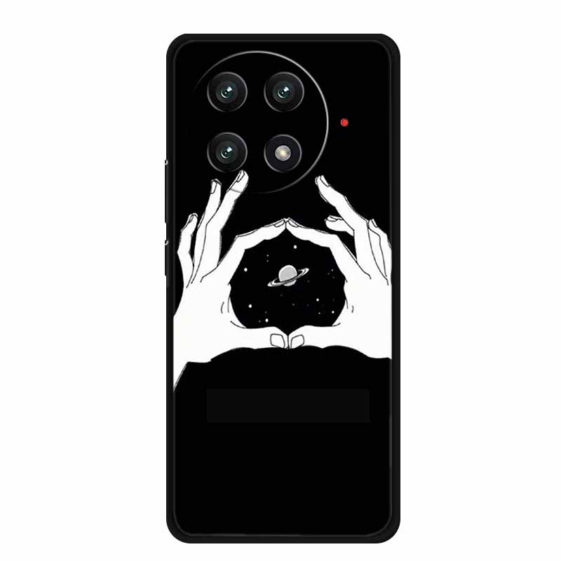 

For Tecno Camon 30S Pro Case 30 s Pro Coque Flowers Black Silicone Soft Back Cover For Tecno Camon 30 30S Pro Premier Phone Case Camon 30S Pro