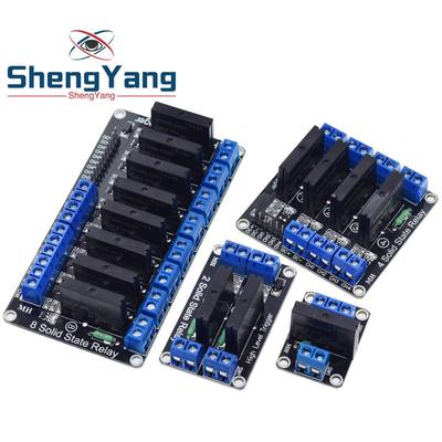1/2PCS 5V Relay 1 2 4 8 Channel For OMRON SSR High Low Level Solid State Relay Module TZT 250V 2A For Arduino