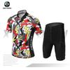 Kids Cycling Outfit Short Sleeve Bike Riding Set Breathable Sportswear Boys Girls