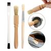 5PCS Coffee machine cleaning brush Kit Espresso Brush Kit Include Wooden Coffee Grinder Machine Cleaning Brush and Nylon Brush