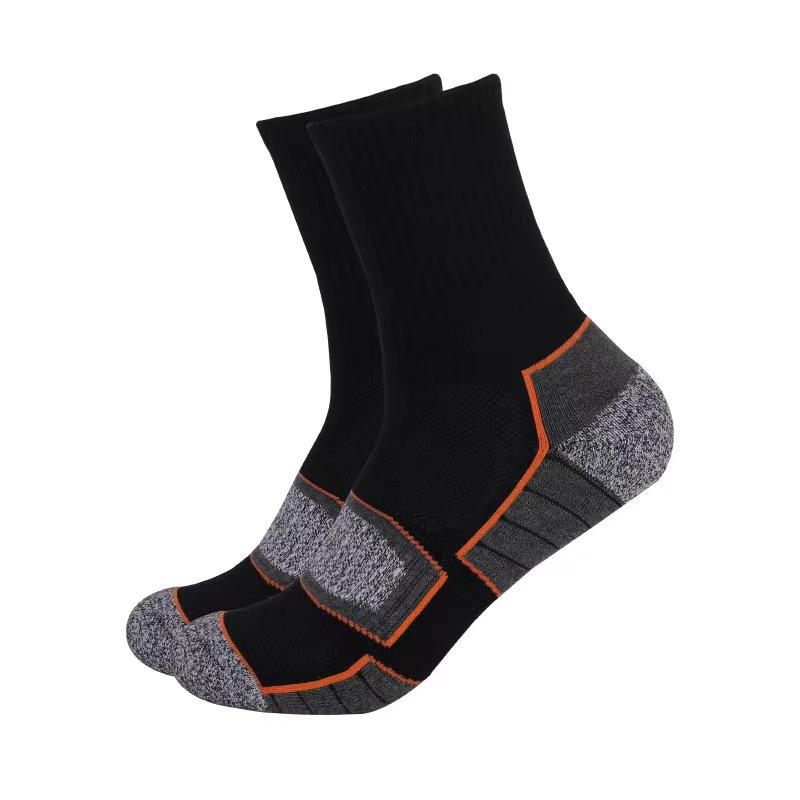 Thickened Terry Sole Outdoor Hiking Socks - Sweat-Absorbent, Mid-Calf Sports Running and Mountaineering Socks