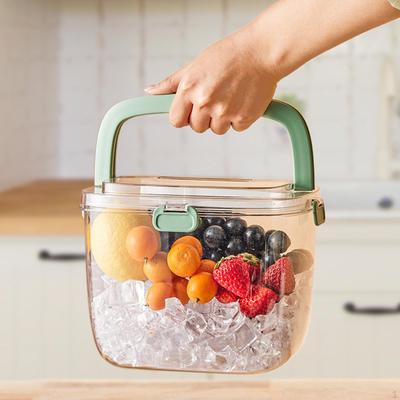 Clear Ice Container Bucket for Chilled Beverages, Perfect Parties and Home Decor