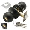WOLFPACK PROFESSIONAL LINE - Wolfpack Door Knob With Key Both Sides Black