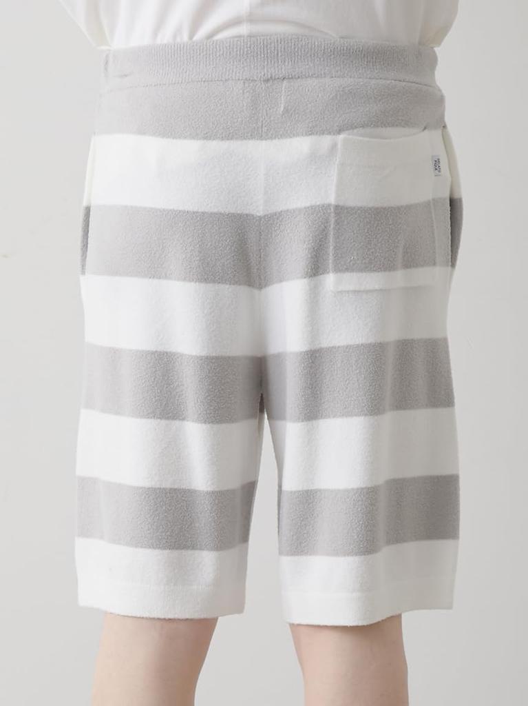 Gelato Pique HOMME Smoothie Lite2 Striped Shorts PMNP252902GRYM