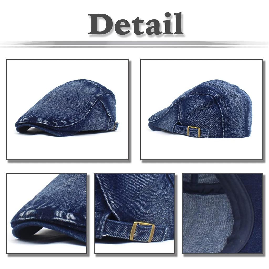 Hunting CA598 [White Fang] cap, denim, sports, running, outdoor, men's, women's, (light blue)