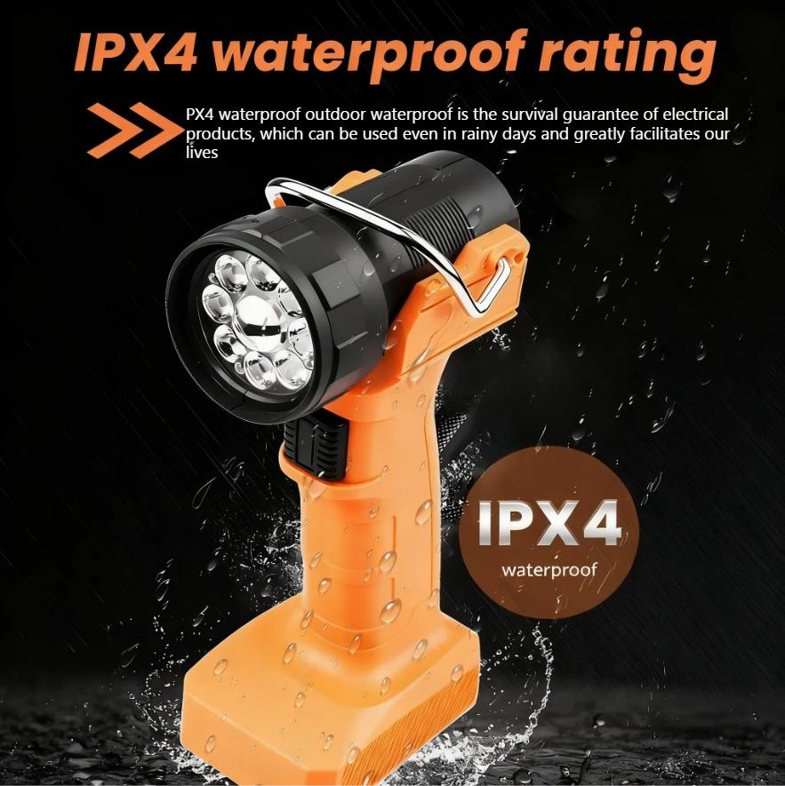 Magnetische Arbeitsleuchte Wiederaufladbare Superhelle LED-Taschenlampe mit Clip Tragbare Taschenlampe für Camping Outdoor Notfallarbeit