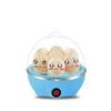 Compact Dual-Layer Stainless Steel Egg Steamer & Breakfast Maker