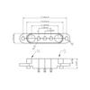 1 Paar 12V 1A Wasserdichter Magnetischer Pogo-Pin-Steckverbinder Pogopin Stecker Buchse 2,5 MM Federbelastete DC-Strombuchse 60g Elastische Kraft