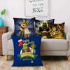 Fantasy Film Śmieszne Poszewki na Poduszki Shrek Kreskówka Sofa Dekoracyjne Dom Podwójny Druk Krótki Plusz Urocza Poszewka na Poduszkę