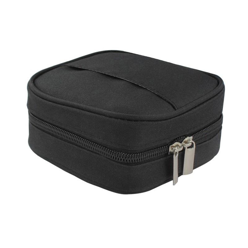 Mini Bolsa Digital Cuadrada para Almacenamiento Adaptador Cable de Alimentación de Datos Auriculares Ratón Estuche Organizador Portátil Impermeable Bolsita para el Hogar y Viajes