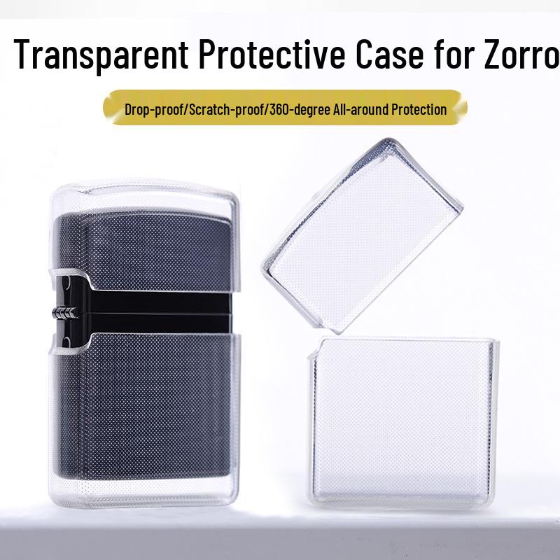 ZORRO Lighter Protective Drop-Proof Transparent Soft Case
