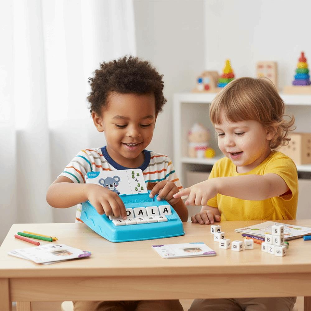 Alphabets Number Number Cognition Early Math Game Paper Sight Words Spelling Game  Children'S Gift