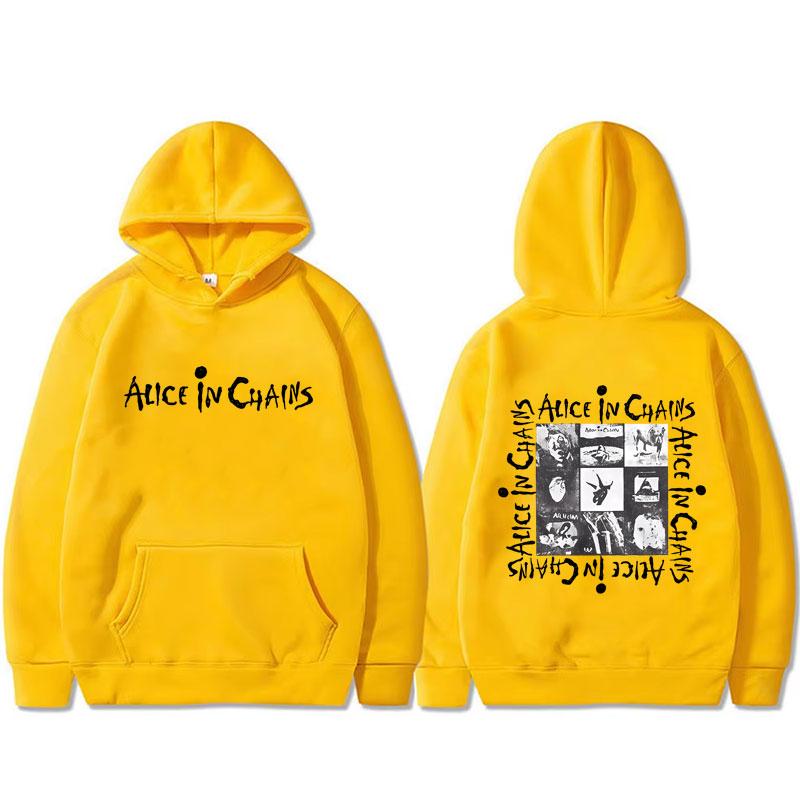 Rock Band Alice in Chains Album Graphic Hoodie Men Women Casual Oversized Pullover Hoodies Men's Streetwear
