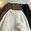 Sweatshirt for Women Oversize Fleece Thickened Loose Round Neck Casual Pullover Long Sleeve Winter Sweatshirt Top