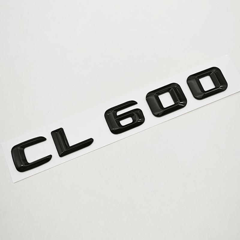 AAUX1 3D ABS Car Letters Logo CL500 CL550 CL600 Badge Rear Trunk Sticker For Mercedes Benz CL500 CL550 CL600 C215 C216 Accessories