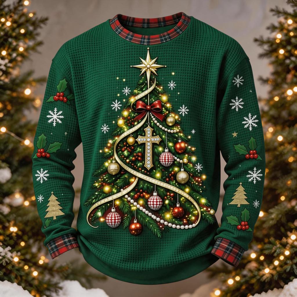 Men's Knit Long Sleeve Top for Casual Everyday Wear