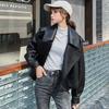 Genuine Leather Jacket for Women Spring and Autumn New Style Sheepskin Jacket Temperament Short Korean Style Loose Leather Jacket Trendy