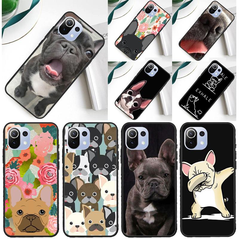 French Bulldog Cover For Xiaomi 14 13 Ultra 11T 12T 13T 14T Pro POCO X7 Pro X3 X5 F3 F5 F6 M6 X6 Pro Case