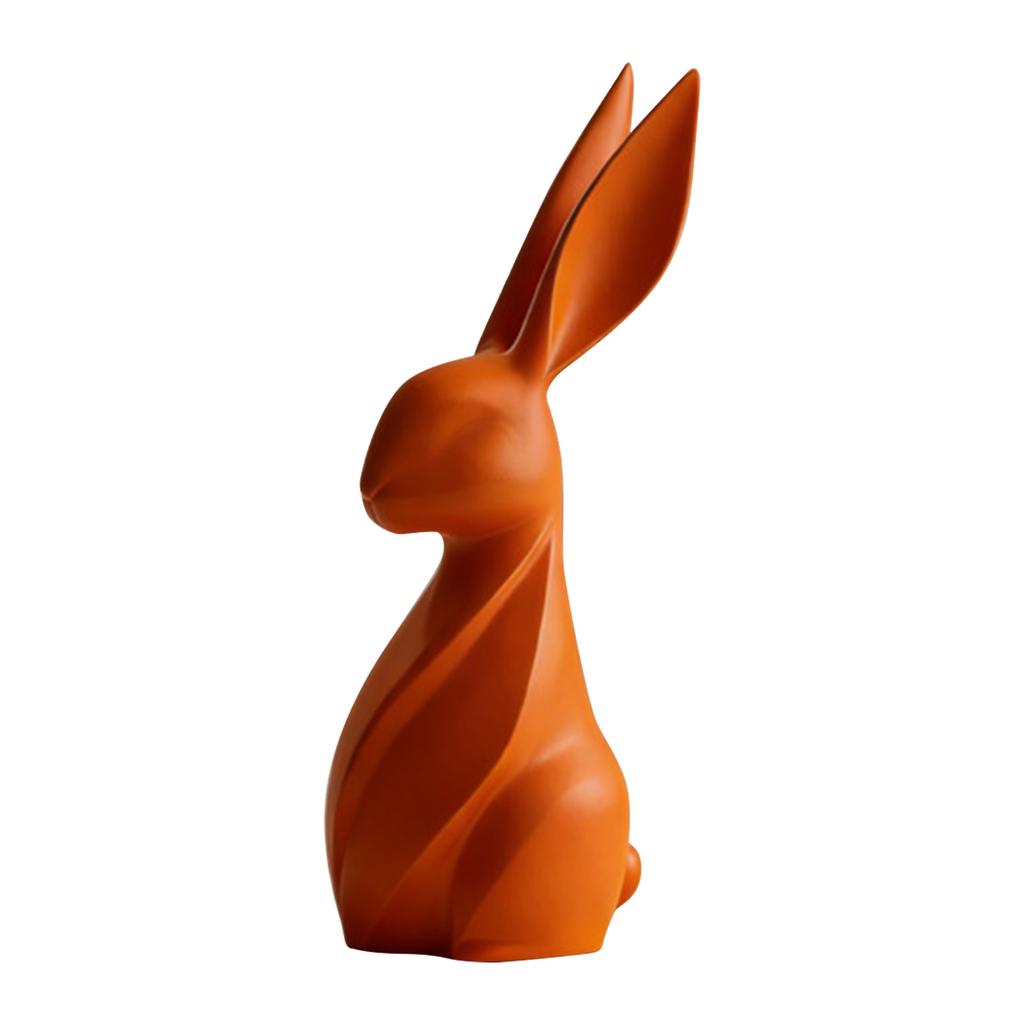 Easter Bunny Statue Ornament - Modern Minimalist Living Room Desktop Home Decor