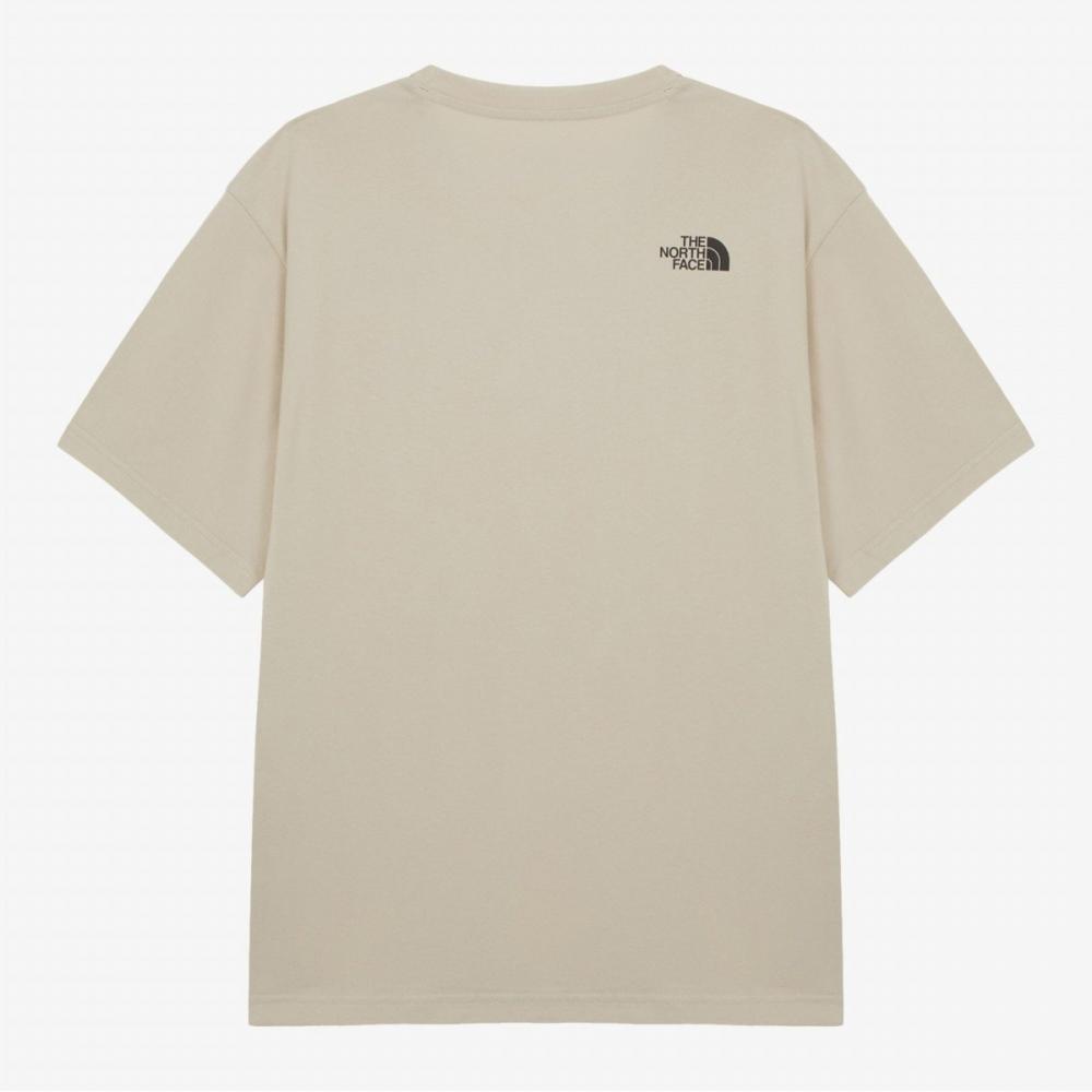 The North Face Men S eSSence ShorT Sleeve T ShirT lighT Beige nT7uS50c