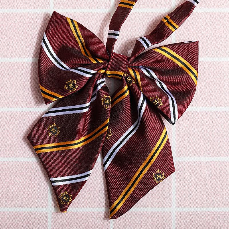 Jk Japanese Plaid Korean Version Of Collar Flower Graduate Female Collar Flower College Wind Streamer Jk Bow Shirt Accessories Sailor Suit