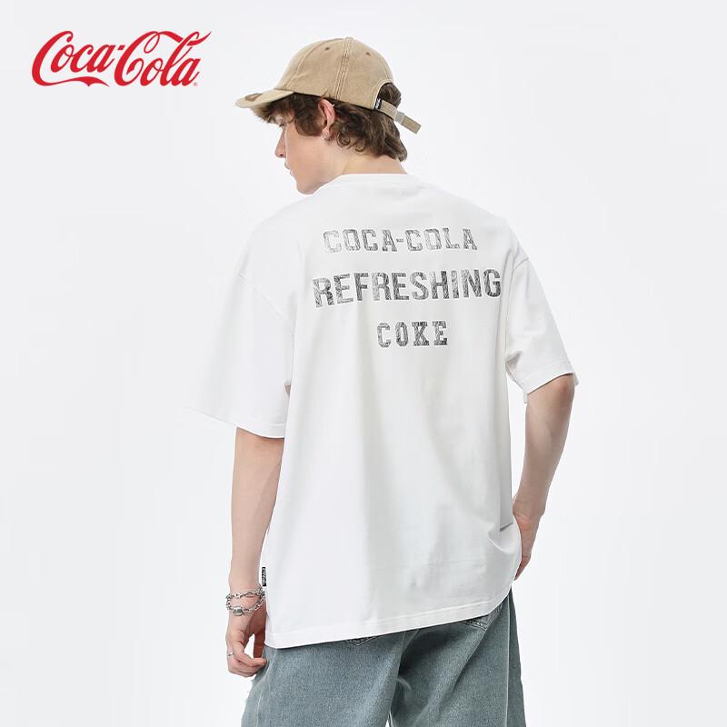 Coca-Cola Men s 2026 Summer Distressed Print Short Sleeve T-Shirt XL
