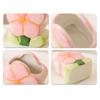 Flower Pen Holder Ceramic Desktop Decoration Cute Girl Desk Office Storage Box Stationery Shelf Storage Tank