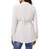 2022 Solid Color V-Neck Long-Sleeved Maternity Top