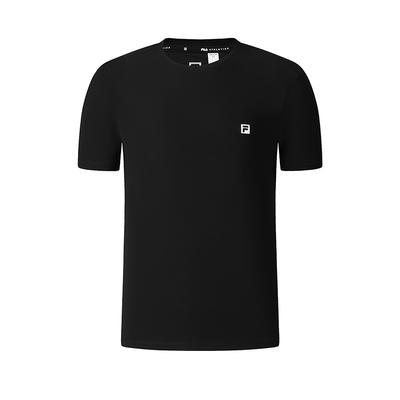 Fitness Series Simple Casual Daily Versatile Comfortable Outdoor Ice Silk Cool Breathable Knitted Short Sleeve T-Shirt Men Tops A11M521127FBK