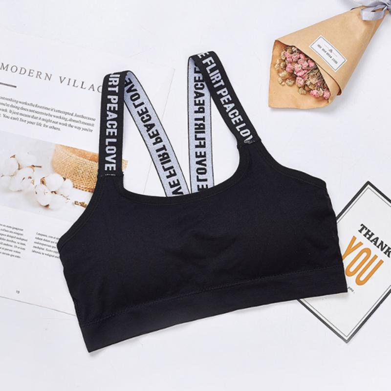 New Letter Parachute, Beautiful Back, Chest Wrapped Vest, No Steel Ring, Anti Glare Suspender, Bra Bottom, Sports Underwear for Women