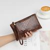 Crocodile Pattern Women Purse Long Zipper Wrist Coin Bag Fashion Pu Leather Ladies Wallets Money Pouch Card Holder Female Clutch