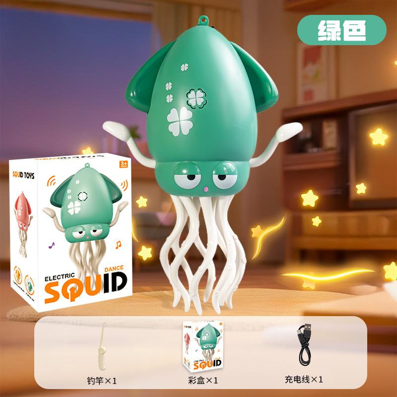 Magic Dancing Octopus Electric Squid Sensing Escape Obstacle Avoidance Octopus Children Decompression Fishing Toy Gift