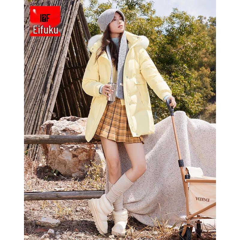 

IEF Women s White Duck Down Jacket L