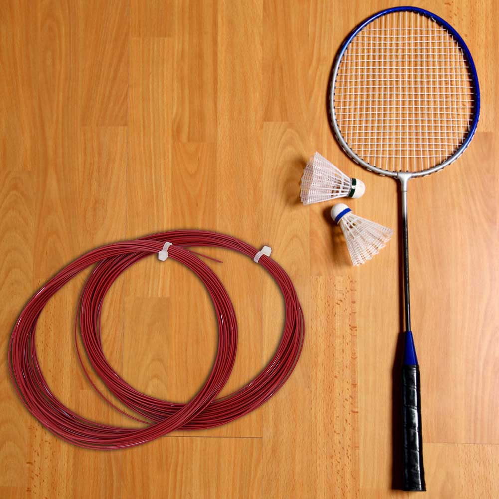 2 pcs Durable 10m High Flexibility Badminton String Line Training Racket Racquet Lines
