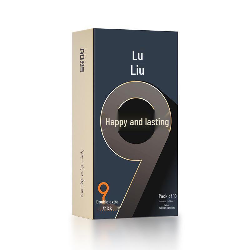 Mingliu Ultra Thin Long-Lasting Dotted Condoms with Hyaluronic Acid - 10 Pack