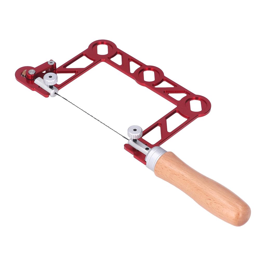 Mini Woodworking Hand Saw U Shape Wooden Handle Coping Saw for Jeweler Metal Processing 3in