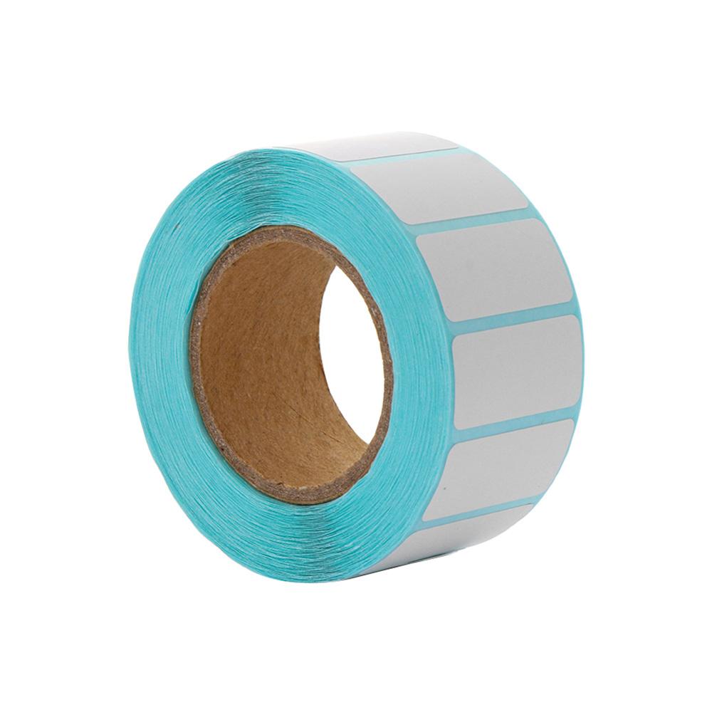 1000pcs/Roll Convenient Print Supplies Blank Tag Package Label Waterproof Thermal Sticker Adhesive Paper