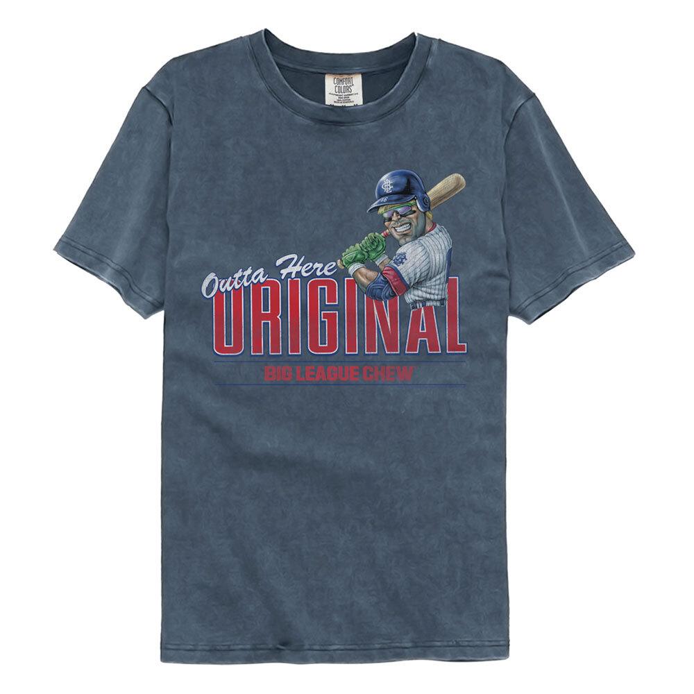 Big League Chew Original Bubble Gum Outta Here Batter Men T Shirt S
