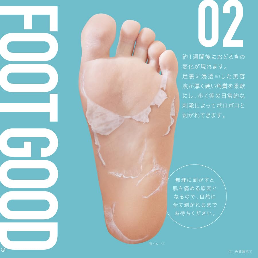 FOOT GOOD Foot Callus Pure Soap 3 Sheets Use for Both Pack, Scent, (One Feet)