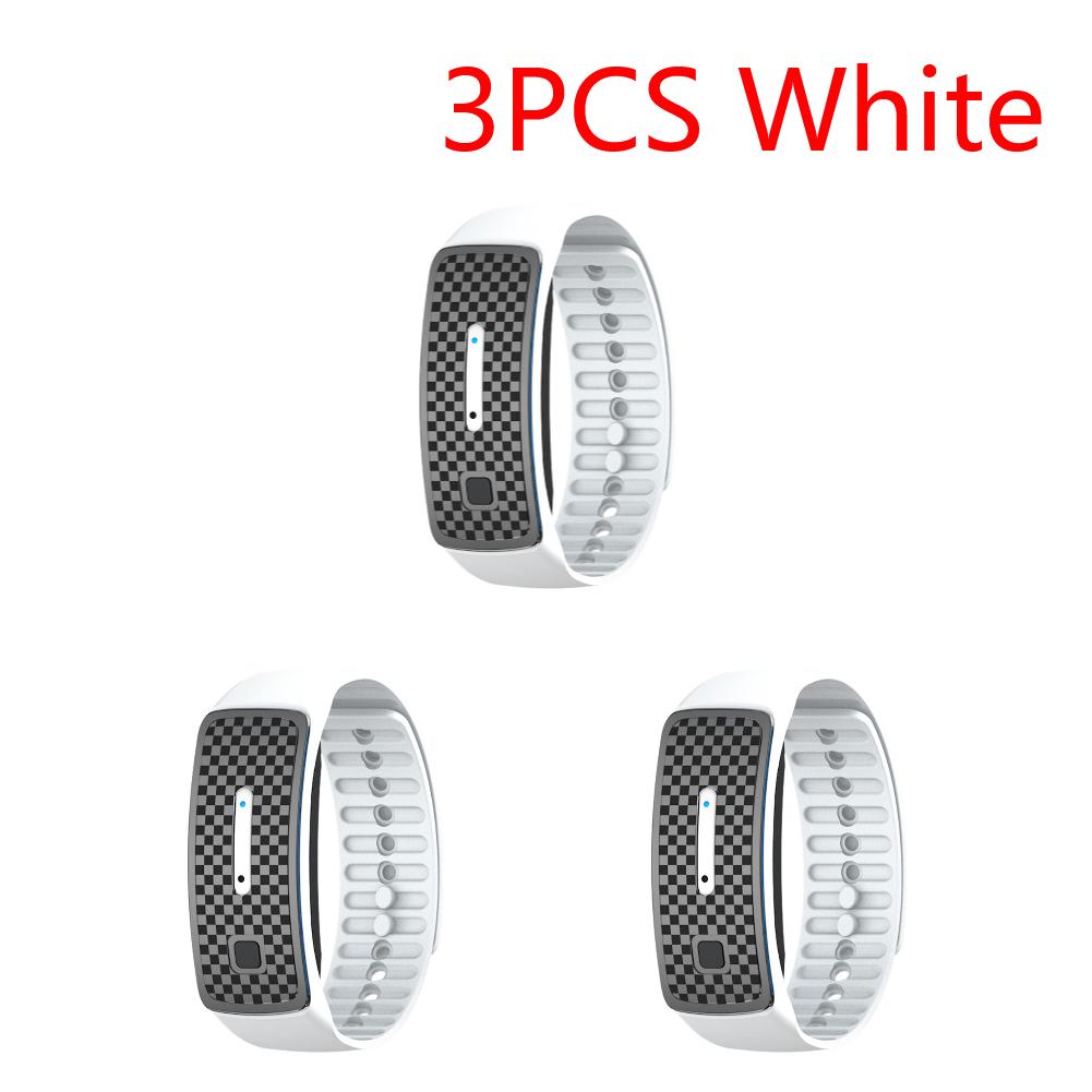 Ultrasonic Mosquito Bracelet Portable Electronic Mosquito Repeller Anti-mosquito Bracelet Watch for Outdoor Activity