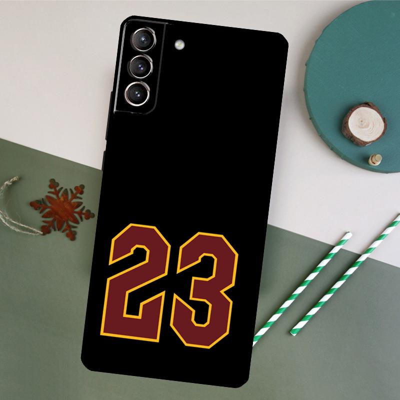 

Basketball Number 23 Phone Case For Samsung Galaxy S26 S25 Ultra S20 S21 S22 S23 S24 S10 Plus S25 FE Back Cover Galaxy S25 Plus