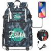 69 Game Print Teen Student Backpack Large Capacity Casual Travel Daypack for Boys and Girls