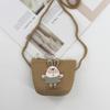 2024 Women's Mini Cartoon & Straw Flower Messenger Bags - Cute Beach Accessory