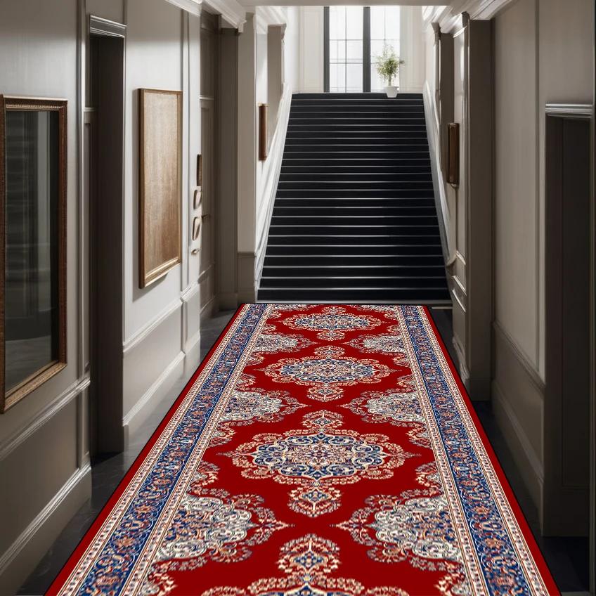 Classical Luxury Runner Carpet Hallway Decoration Home Carpets for Living Room Large  Passageway Floor Mats Long Corridor Rug